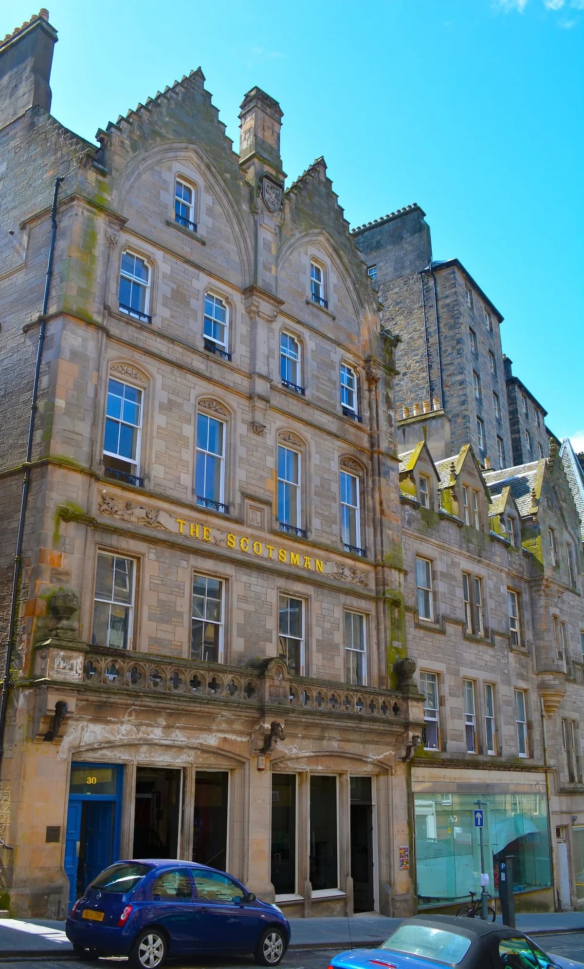 The Inn Place Edinburgh — Old Town hotel in the 1860 Scotsman building on Cockburn Street