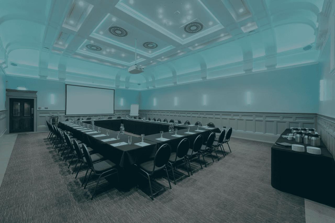 The Place event room set for a conference
